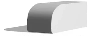 Half Bullnose Profile